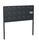 Knobloch Briefkastenanlage FS152-244, Farbe: RAL 7016 Anthrazitgrau glatt matt