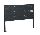 Knobloch Briefkastenanlage FS153-244-P, Farbe: RAL 7016 Anthrazitgrau glatt matt