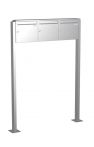 Knobloch Briefkastenanlage FS30-244B-P-E, Farbe: Edelstahl