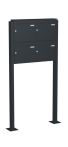 Knobloch Briefkastenanlage FS40-244-P, Farbe: RAL 7016 Anthrazitgrau glatt matt