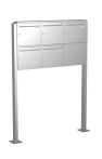 Knobloch Briefkastenanlage FS50-244-P-E, Farbe: Edelstahl