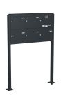Knobloch Briefkastenanlage FS52-244-P, Farbe: RAL 7016 Anthrazitgrau glatt matt