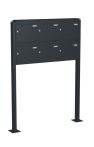 Knobloch Briefkastenanlage FS60-244-P, Farbe: RAL 7016 Anthrazitgrau glatt matt