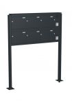 Knobloch Briefkastenanlage FS61-244-P, Farbe: RAL 7016 Anthrazitgrau glatt matt