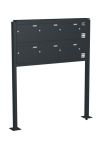 Knobloch Briefkastenanlage FS63-244-P, Farbe: RAL 7016 Anthrazitgrau glatt matt