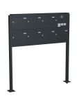 Knobloch Briefkastenanlage FS73-244-P, Farbe: RAL 7016 Anthrazitgrau glatt matt