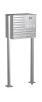 Knobloch Briefkastenanlage FS73-244H-P-E, Farbe: Edelstahl