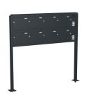 Knobloch Briefkastenanlage FS81-244-P, Farbe: RAL 7016 Anthrazitgrau glatt matt