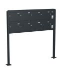 Knobloch Briefkastenanlage FS83-244-P, Farbe: RAL 7016 Anthrazitgrau glatt matt