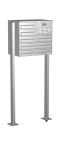 Knobloch Briefkastenanlage FS83-244H-P-E, Farbe: Edelstahl