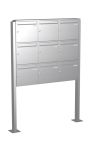Knobloch Briefkastenanlage FS90-244-P-E, Farbe: Edelstahl