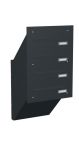 Knobloch Briefkastenanlage MD40-OR, Farbe: RAL 7016 Anthrazitgrau glatt matt