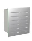 Knobloch Briefkastenanlage TS120-G-E, Farbe: Edelstahl