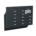 Knobloch Briefkastenanlage TS132-S, Farbe: RAL 7016 Anthrazitgrau glatt matt