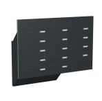 Knobloch Briefkastenanlage TS140-S, Farbe: RAL 7016 Anthrazitgrau glatt matt