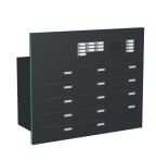 Knobloch Briefkastenanlage TS141-G, Farbe: RAL 7016 Anthrazitgrau glatt matt