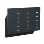 Knobloch Briefkastenanlage TS150-S, Farbe: RAL 7016 Anthrazitgrau glatt matt