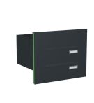 Knobloch Briefkastenanlage TS20-G, Farbe: RAL 7016 Anthrazitgrau glatt matt