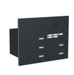 Knobloch Briefkastenanlage TS51-G, Farbe: RAL 7016 Anthrazitgrau glatt matt