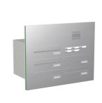 Knobloch Briefkastenanlage TS51-G-E, Farbe: Edelstahl