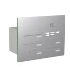 Knobloch Briefkastenanlage TS52-G-E, Farbe: Edelstahl