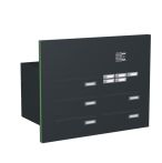 Knobloch Briefkastenanlage TS53-G, Farbe: RAL 7016 Anthrazitgrau glatt matt