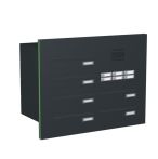 Knobloch Briefkastenanlage TS61-G, Farbe: RAL 7016 Anthrazitgrau glatt matt