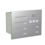 Knobloch Briefkastenanlage TS62-G-E, Farbe: Edelstahl