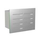 Knobloch Briefkastenanlage TS70-G-E, Farbe: Edelstahl