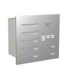 Knobloch Briefkastenanlage TS72-G-E, Farbe: Edelstahl