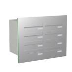 Knobloch Briefkastenanlage TS80-G-E, Farbe: Edelstahl