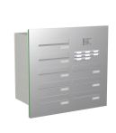 Knobloch Briefkastenanlage TS82-G-E, Farbe: Edelstahl
