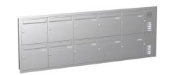 Knobloch Briefkastenanlage UP101-110-E, Farbe: Edelstahl