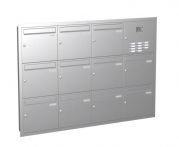 Knobloch Briefkastenanlage UP112-110-E, Farbe: Edelstahl