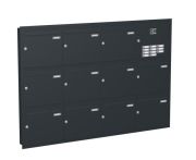 Knobloch Briefkastenanlage UP113-110, Farbe: RAL 7016 Anthrazitgrau glatt matt
