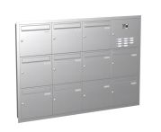 Knobloch Briefkastenanlage UP113-110-E, Farbe: Edelstahl