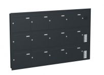 Knobloch Briefkastenanlage UP121-110, Farbe: RAL 7016 Anthrazitgrau glatt matt