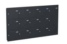 Knobloch Briefkastenanlage UP130-110, Farbe: RAL 7016 Anthrazitgrau glatt matt