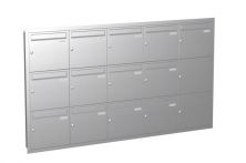 Knobloch Briefkastenanlage UP130-110-E, Farbe: Edelstahl