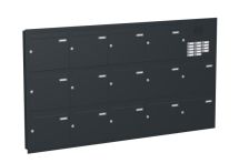 Knobloch Briefkastenanlage UP141-110, Farbe: RAL 7016 Anthrazitgrau glatt matt