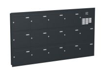 Knobloch Briefkastenanlage UP143-110, Farbe: RAL 7016 Anthrazitgrau glatt matt