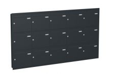 Knobloch Briefkastenanlage UP150-110, Farbe: RAL 7016 Anthrazitgrau glatt matt