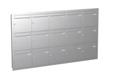 Knobloch Briefkastenanlage UP150-110-E, Farbe: Edelstahl