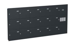 Knobloch Briefkastenanlage UP152-110, Farbe: RAL 7016 Anthrazitgrau glatt matt