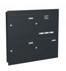 Knobloch Briefkastenanlage UP33-110, Farbe: RAL 7016 Anthrazitgrau glatt matt