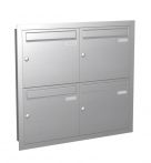 Knobloch Briefkastenanlage UP40-110-E, Farbe: Edelstahl