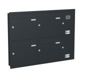 Knobloch Briefkastenanlage UP42-110, Farbe: RAL 7016 Anthrazitgrau glatt matt