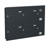 Knobloch Briefkastenanlage UP43-110, Farbe: RAL 7016 Anthrazitgrau glatt matt