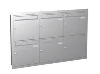 Knobloch Briefkastenanlage UP50-110-E, Farbe: Edelstahl