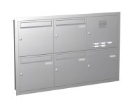 Knobloch Briefkastenanlage UP51-110-E, Farbe: Edelstahl